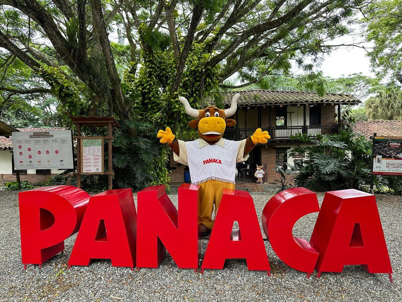 PANACA entrance sign with its mascot