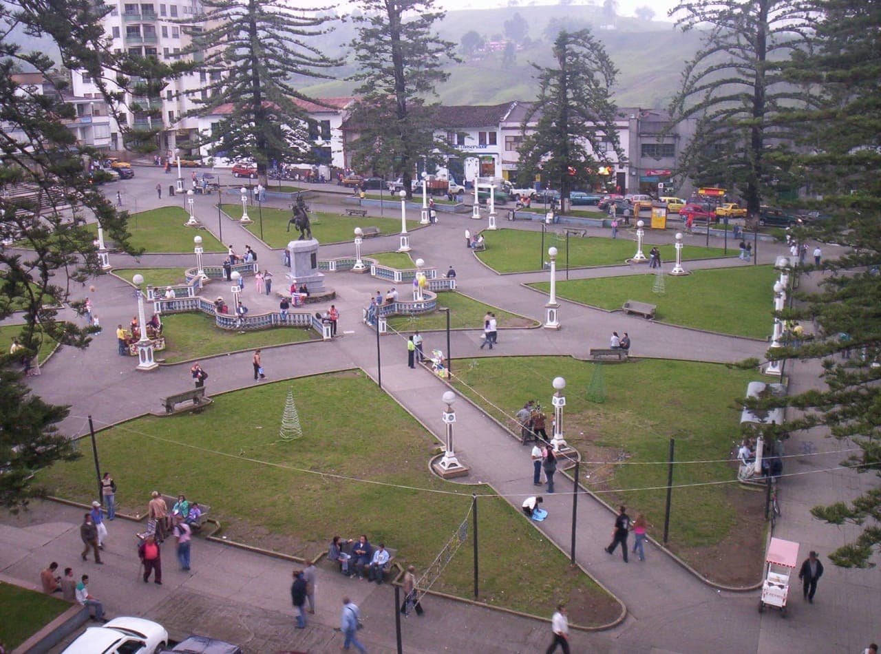 Las Araucarias park in Santa Rosa de Cabal